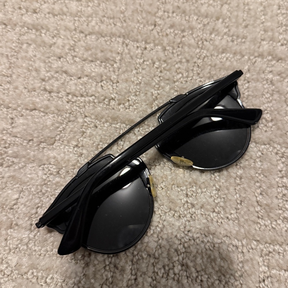 Dior Black & Gold Sunglasses - Picture 2 of 3